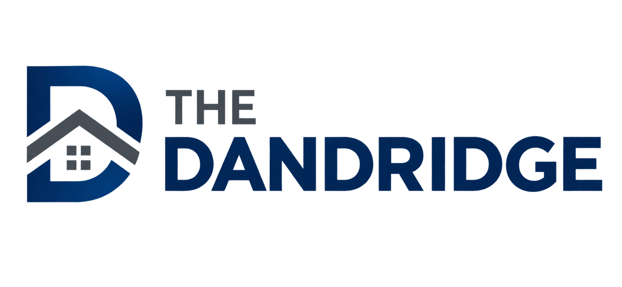 The logo for The Dandridge features a blue house shape.